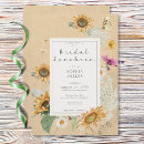 Recherche de tournesol vintage invitations Élégant