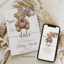Zoek naar save the date babyshower uitnodigingen Teddybeer