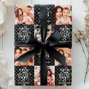 Recherche de multi photo papier cadeau Typographie