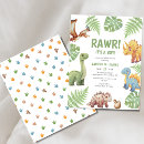 Recherche de baby boy shower dinosaur Aquarelle