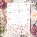 Recherche de boho baptême invitations Aquarelle florale