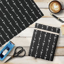 Zoek naar skeletten cadeaupapier Zwart