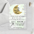 Recherche de lune invitations Aquarelle