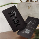 Recherche de ciseaux coiffeur cartes visite Élégant