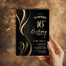 Recherche de surprise 16ans anniversaire invitations Élégant