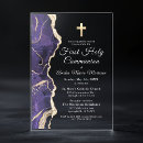 Recherche de première de filles petite communion invitations Girl