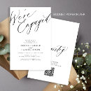 Recherche de engagé invitations Minimaliste