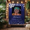 Zoek naar zilveren sterren posters Marineblauw