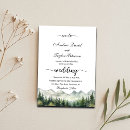 Recherche de nature extérieure invitations Élégant minimaliste moderne