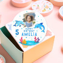 Recherche de dauphin heureux autocollants Mignon