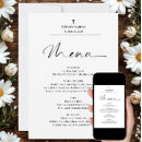 Recherche de menu élégant invitations Moderne