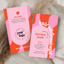 Recherche de super cartes visite Coiffeur