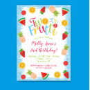 Recherche de fruits mignons invitations Fête des fruits