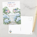 Recherche de hortensia bleu cartes postales Aquarelle