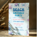 Recherche de plage en anniversaire invitations Tropical