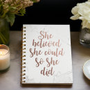 Zoek naar believe notitieboeken Believe in yourself