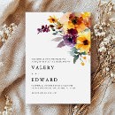 Recherche de pourpre jaune invitations Simple