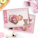 Recherche de bienvenue bébé invitations Rose