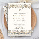 Recherche de brune de damassé mariage invitations Monogramme