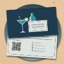 Recherche de bartender cartes visite Pub