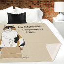 Zoek naar grappige katten dekens Humor