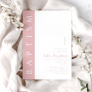 Recherche de blush pink baptême invitations Baptême de fille