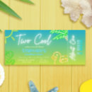 Recherche de tropical 10x23 anniversaire invitations Fête du pool