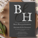 Recherche de avec monogramme invitations Typographie