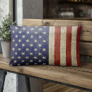 Recherche de drapeau américain vintage coussins Patriotique
