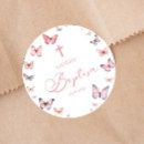Zoek naar roze vlinder stickers For kids