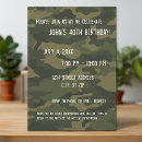 Recherche de vert camouflage invitations Fête