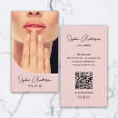 Recherche de nail artist cartes visite Code qr