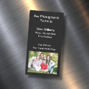 Recherche de photographe de portrait cartes visite Simple