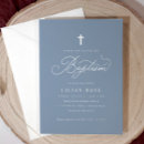 Recherche de bleu baptême invitations Au bleu poussiéreux