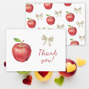 Recherche de pommes rouges vœux cartes Aquarelle