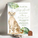Recherche de la savane invitations Pour enfants