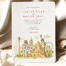 Recherche de de las vegas mariage invitations Aquarelle