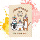 Recherche de chat toutes vœux cartes Pour enfants