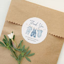 Recherche de bleu de denim autocollants Baby shower denim