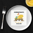 Recherche de camion jaune serviettes De fête d'anniversaire