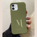Recherche de vert olive iphone coques Élégant
