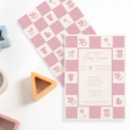Zoek naar baby pink invitations Eenvoudig