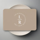 Recherche de brun et beige cartes visite Minimaliste