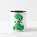 Recherche de animaux préhistoriques tasses Illustration de dinosaure