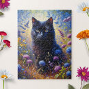 Recherche de peinture de chat puzzles Portrait