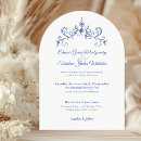 Recherche de blue floral mariage invitations Script de calligraphie