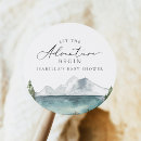 Zoek naar mountain adventure stickers Baby shower