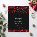 Zoek naar zwarte rode verjaardag uitnodigingen Rood