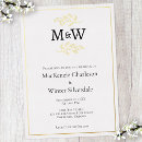 Recherche de monogram initials mariage invitations Typographie