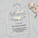 Recherche de floral confirmation invitations Religieux